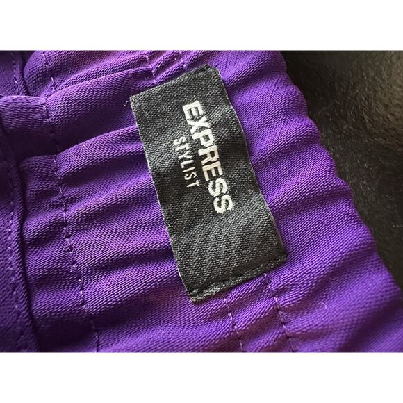 NEW Express Size 2 Women Stylist Wide Leg High Waist Pants Formal Pleated 45-10 - Picture 5 of 11